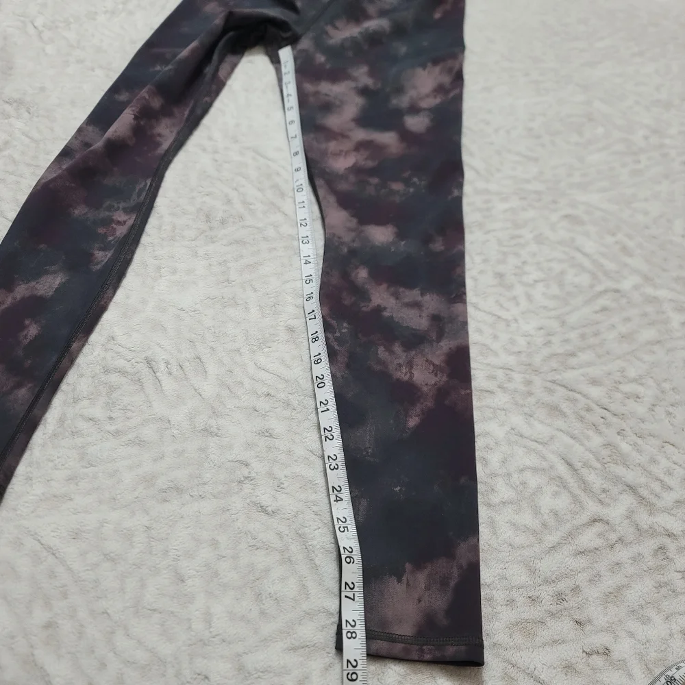 ALO Yoga Solarized High-Rise Tie-Dye Leggings Oxblood Size M
